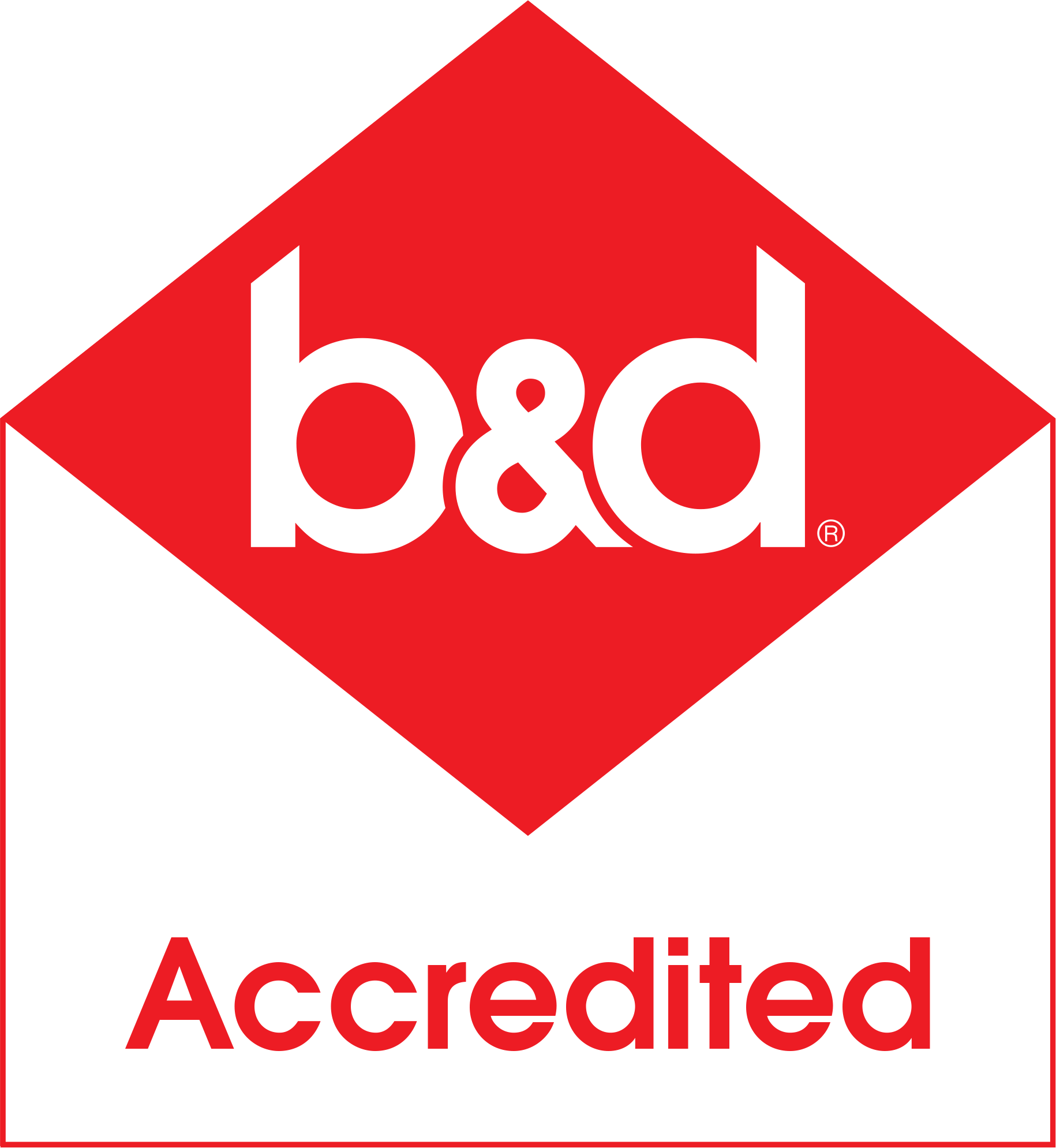 b&d accredited logo